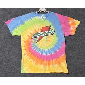 Colortone Gatortails Tie Dye Graphic T-Shirt Mens Large Florida Gators